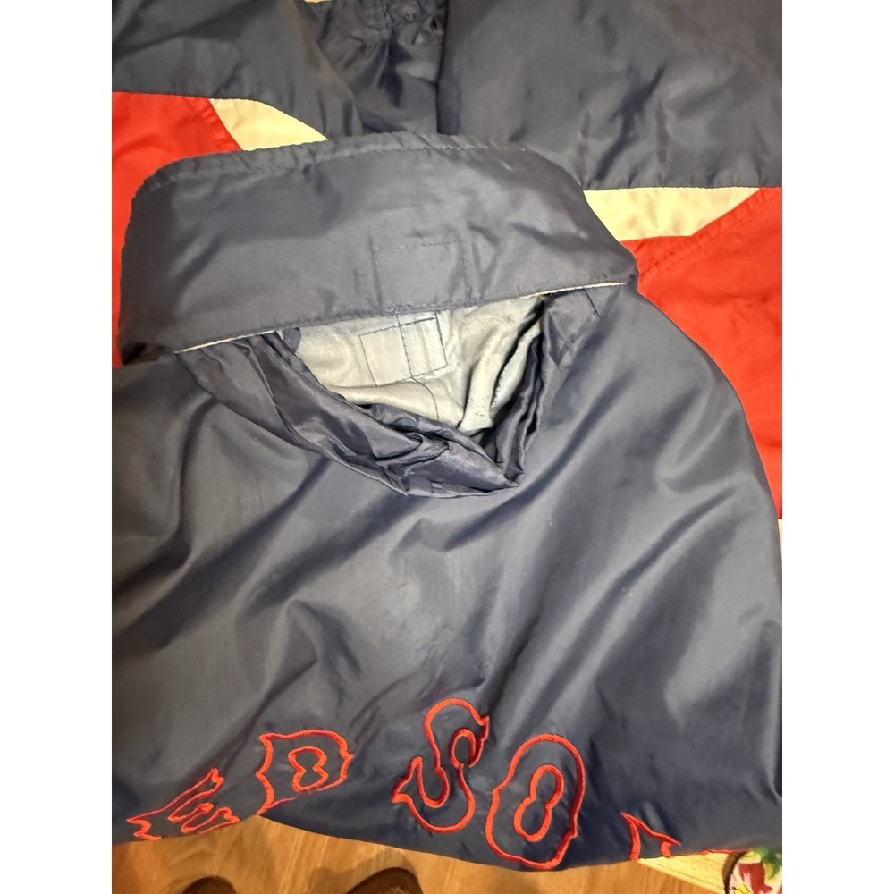 Vintage 90s Boston Red Sox Starter Full Zip Light Weight Windbreaker Jacket XL - Picture 7 of 13